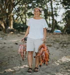 La persona detras del primer ecolodge en Samana